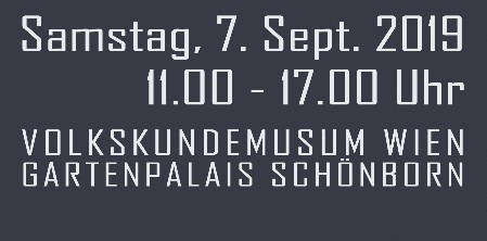 Datum und Uhrzeit der Veranstaltung Samstag, 7. September 2019 ab 11.00 Uhr